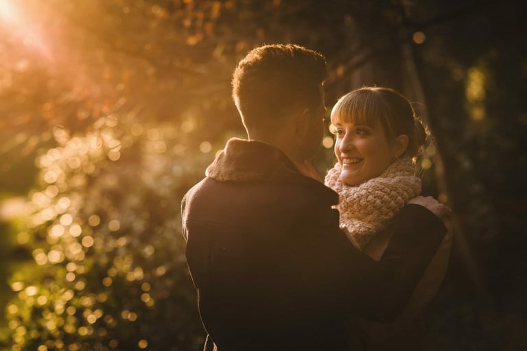 Bournemouth gardens – Engagement photo shoot