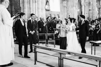Christchurch Priory wedding