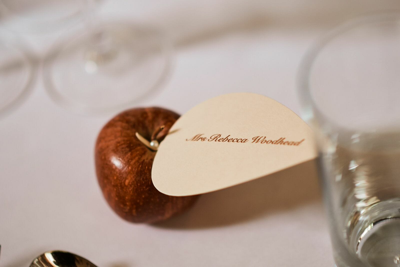 place settings - North Cadbury Court Wedding photographer