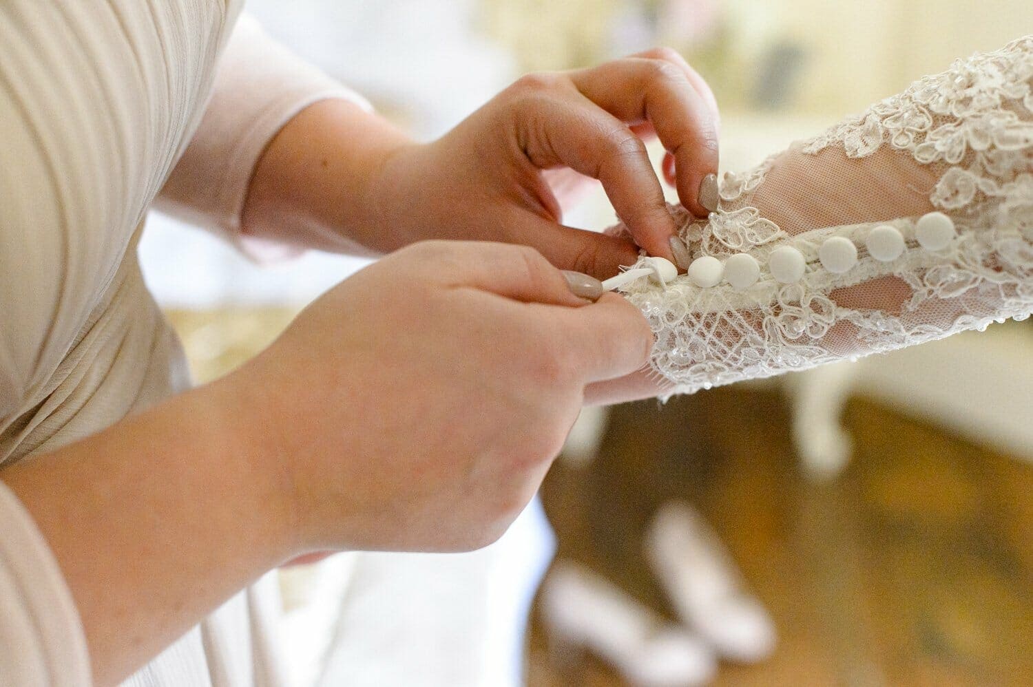 brides cuff detail