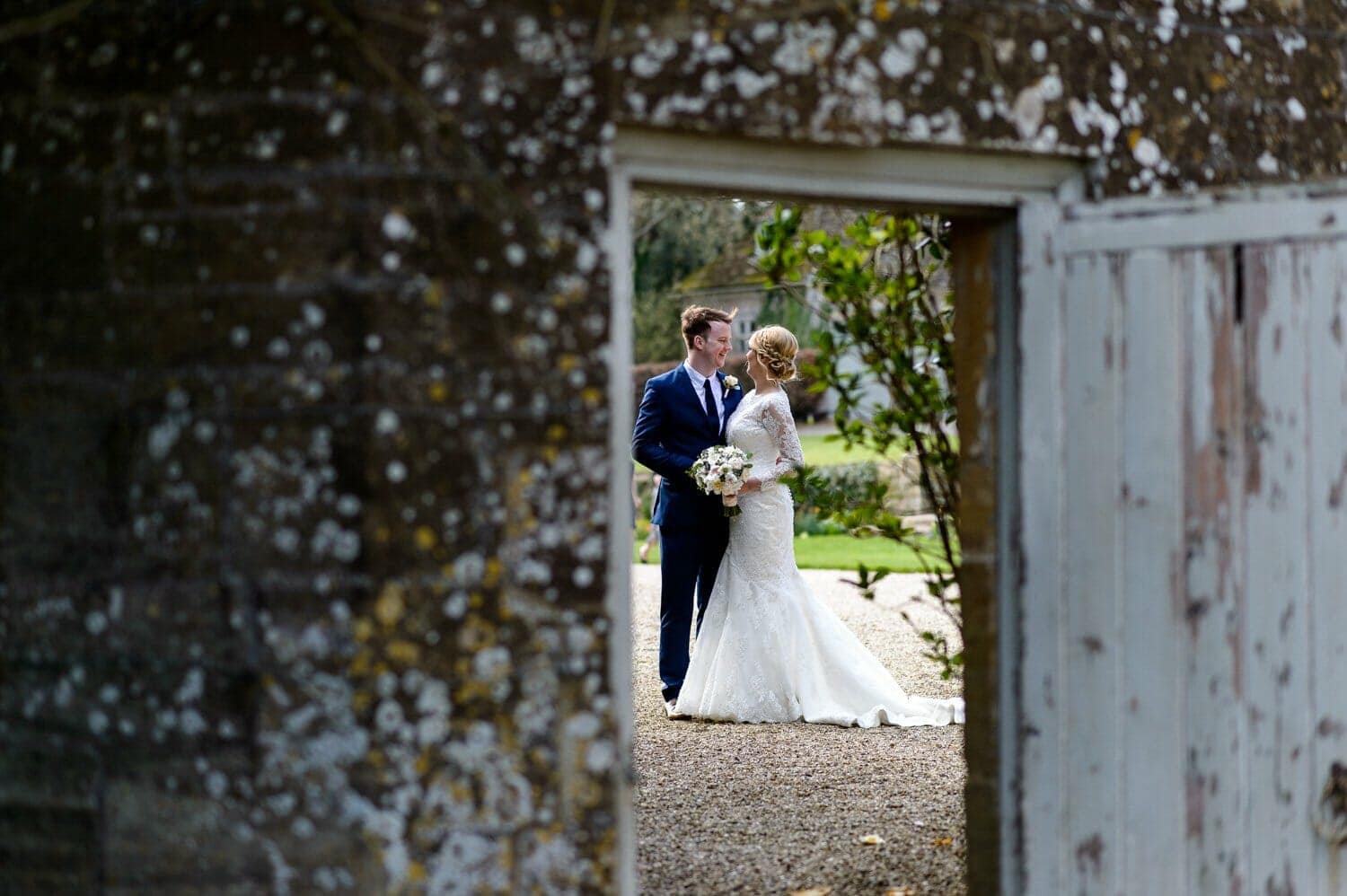 Brympton House wedding couple