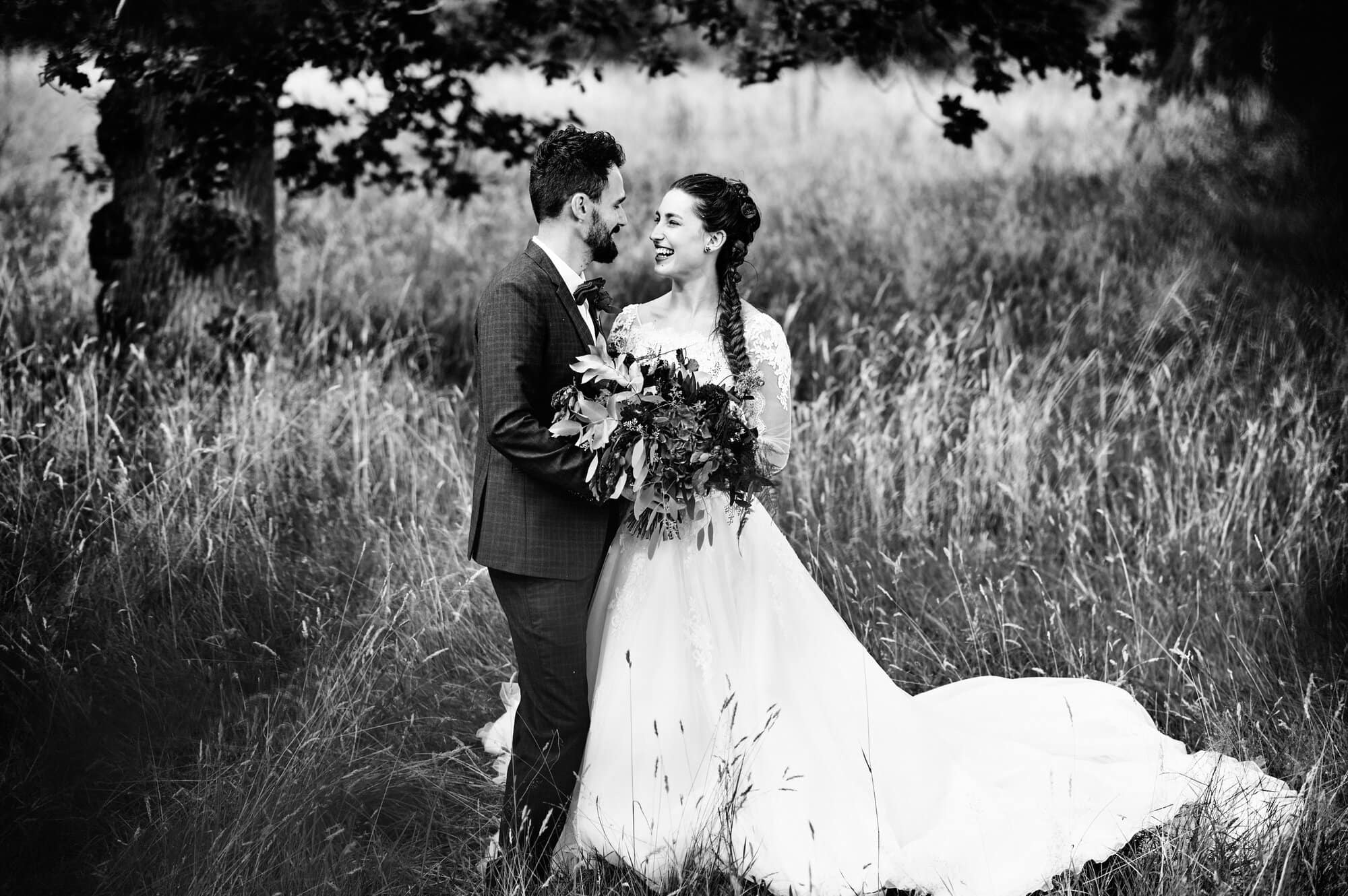 Bride and Groom at Pamphill