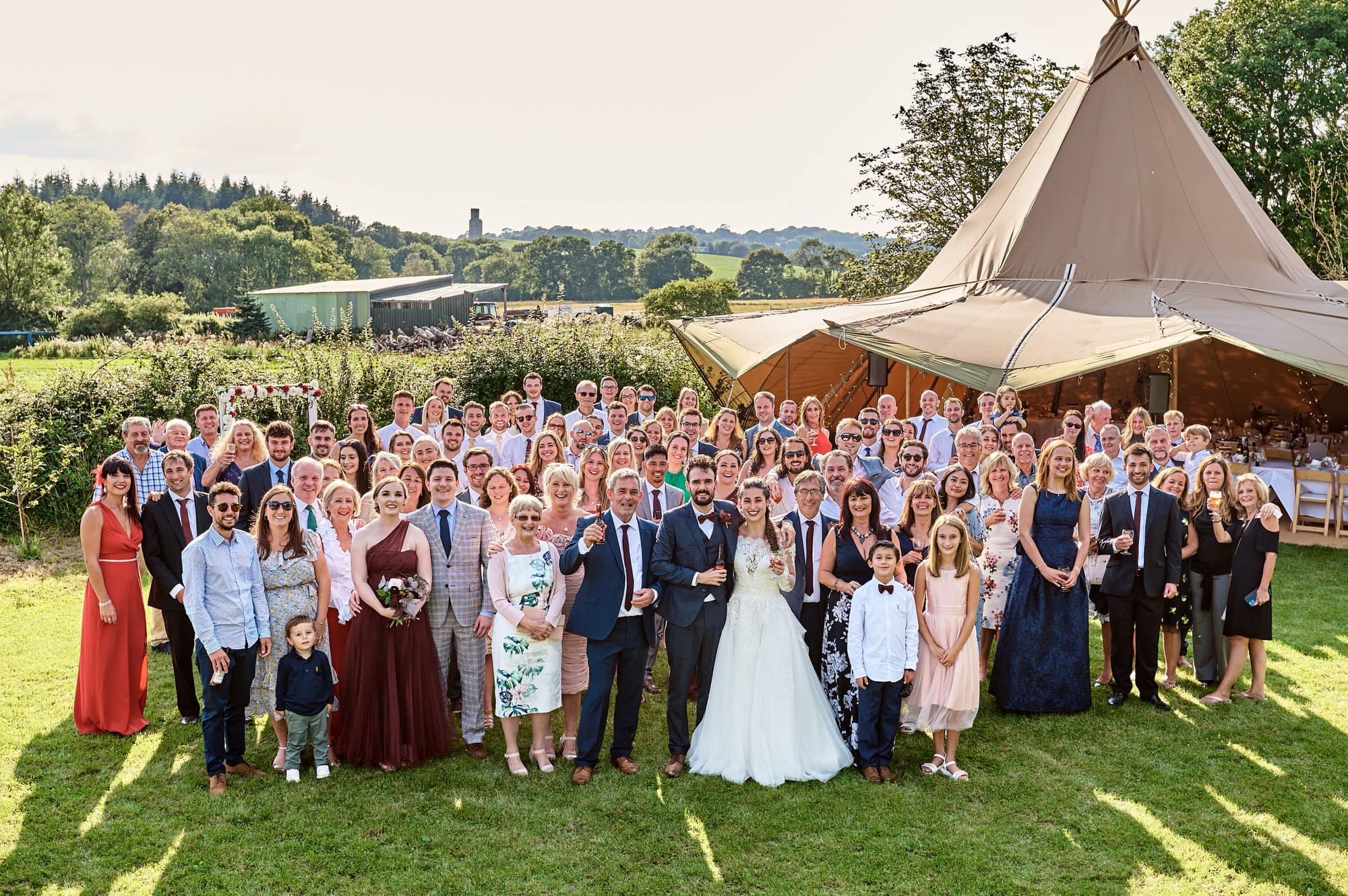 Tipi wedding photographer