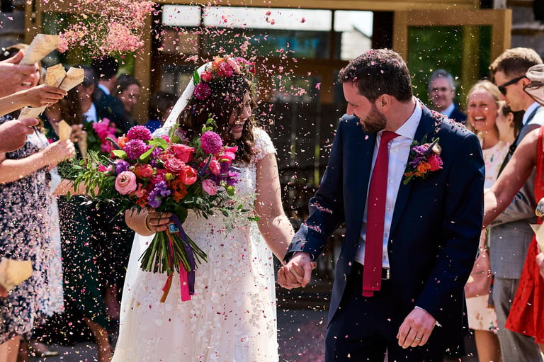 Ross & Sarah’s fantastic history-themed Silchester Farm Wedding