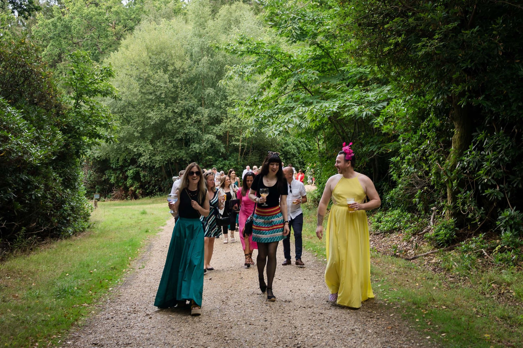 The first view of Brian at Weddings in the Wood