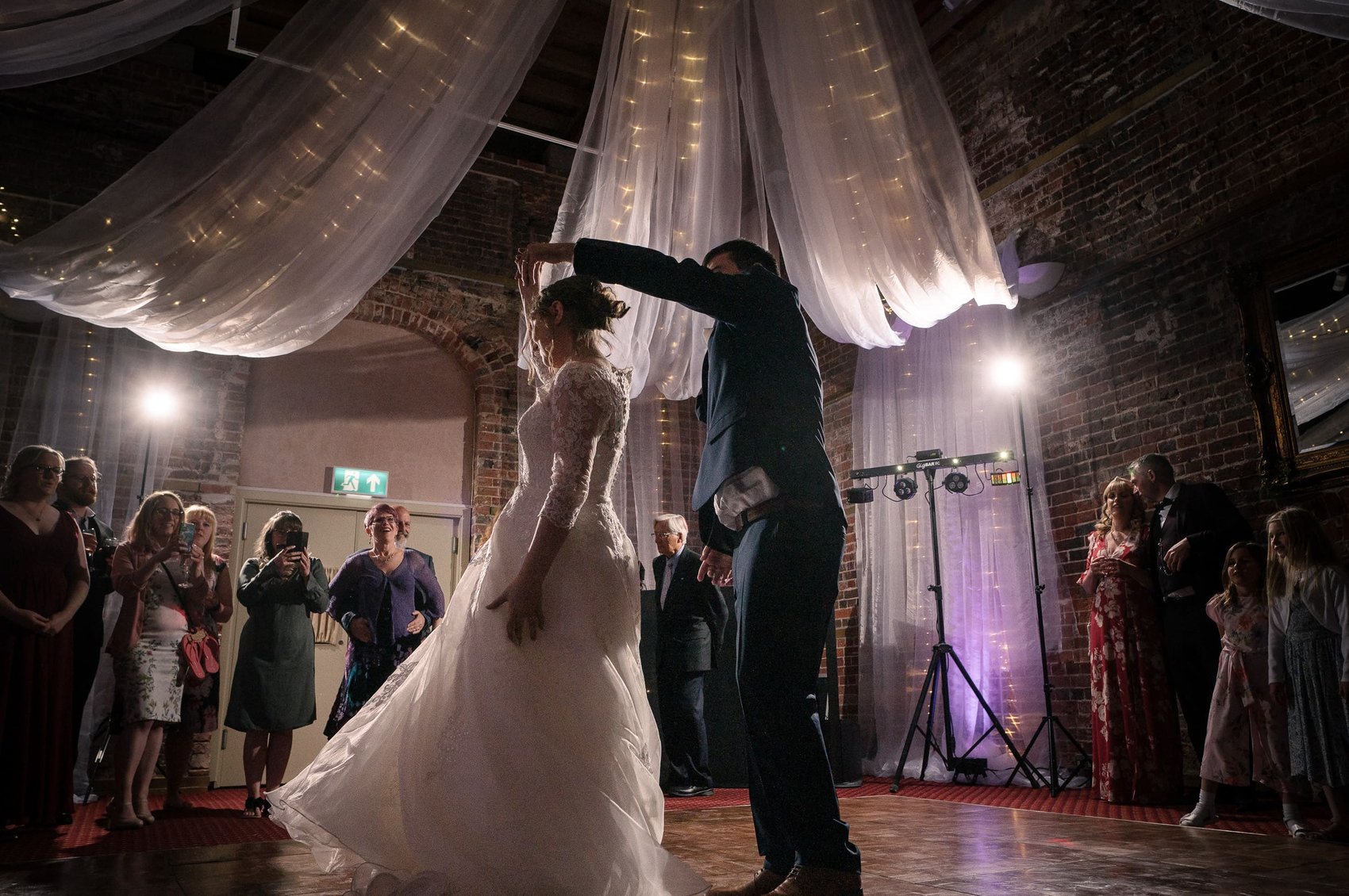 First dance at Highcliffe castle wedding