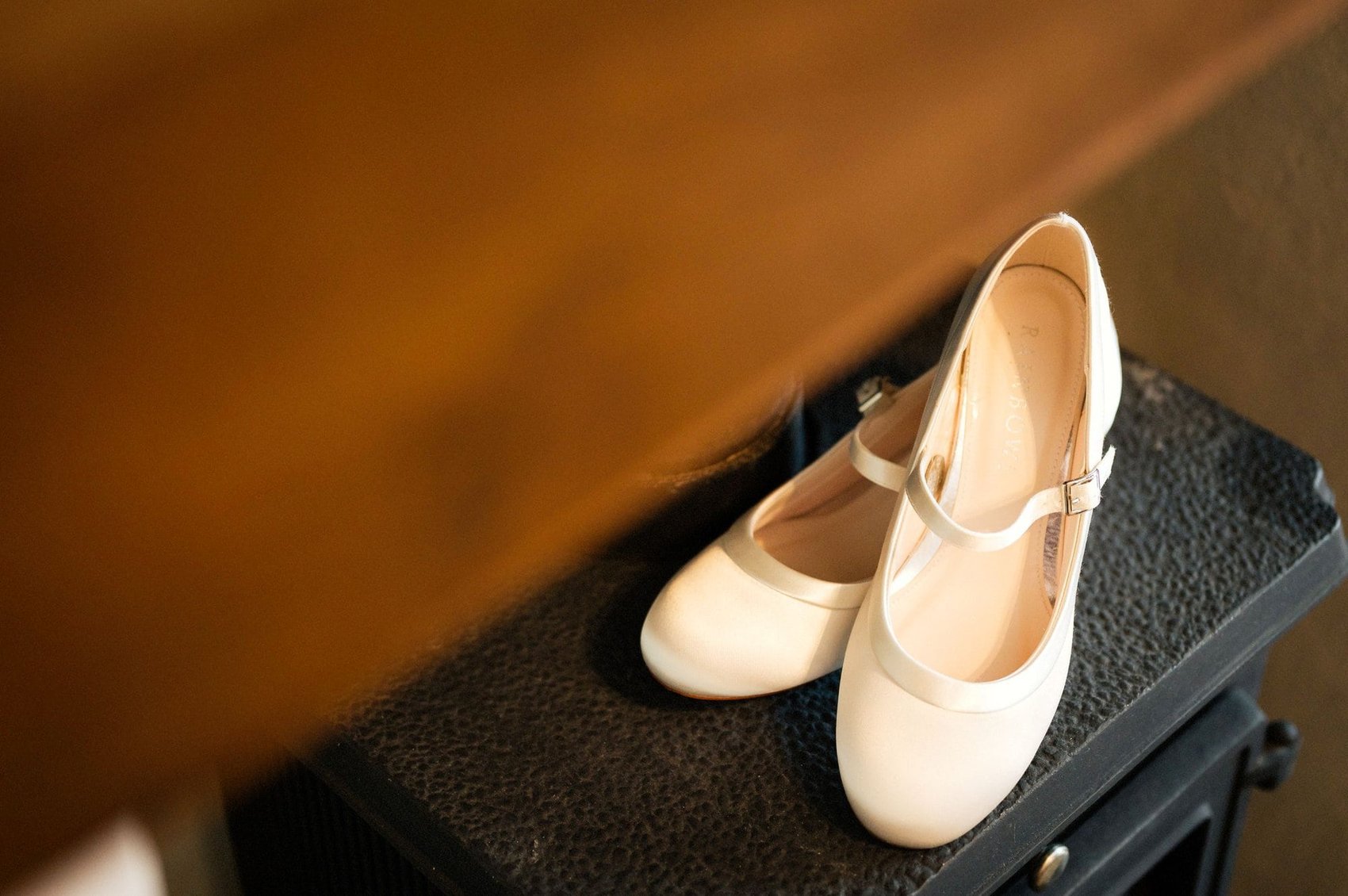 Wedding Shoes for this St Mary's Catholic Church wedding