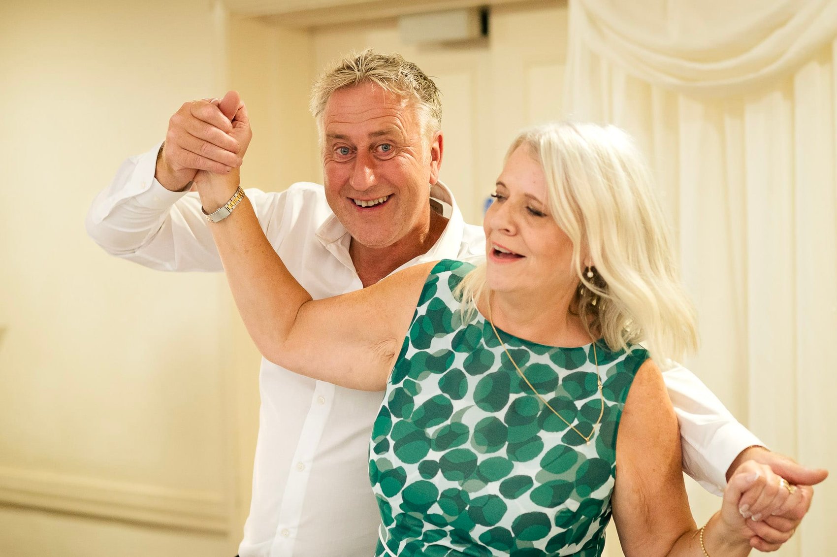 Mother and Father of the groom dancing