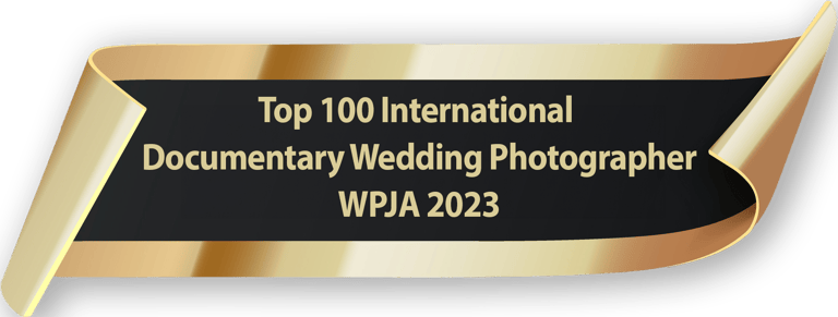 Top 100 International Documentary wedding photographer award