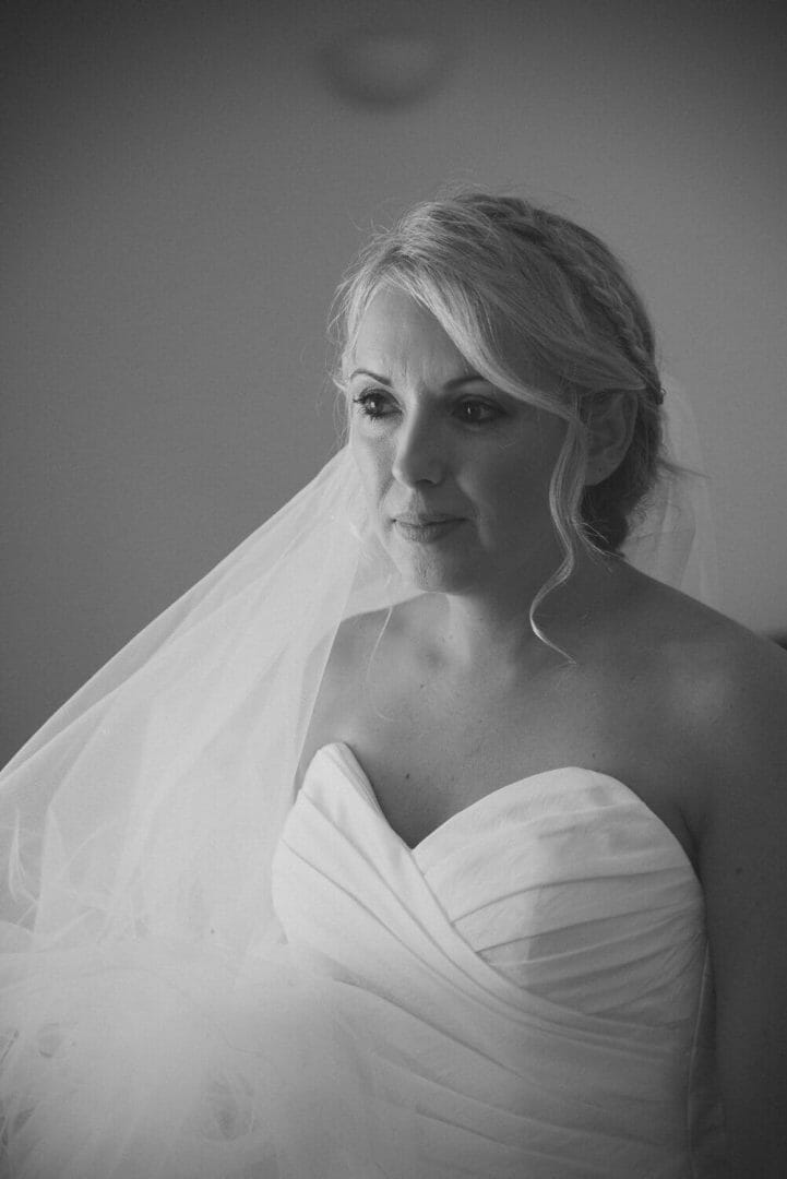 Bride in Black and White