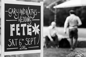 A fete themed wedding in Dorset