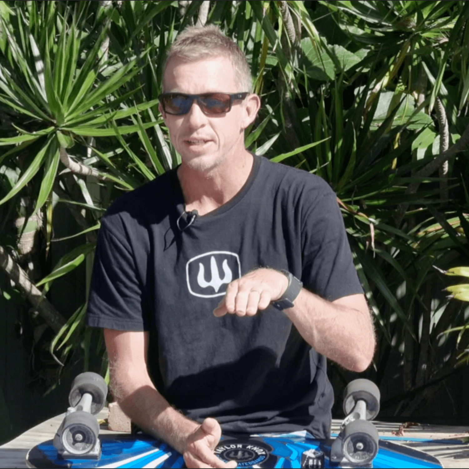 斜面でのサーフスケート練習