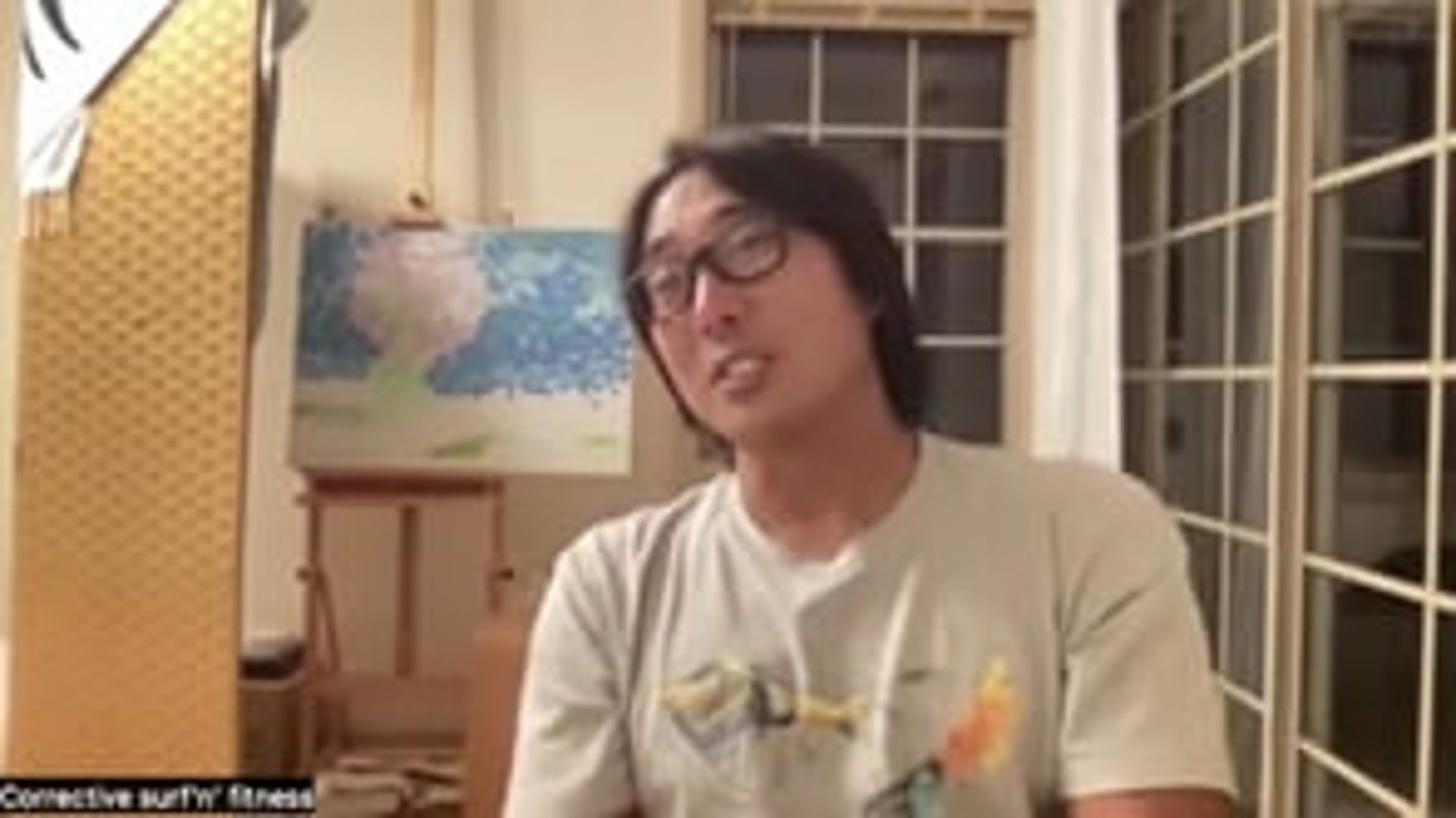 パドルで腕の力ではなく、体幹を使う方法