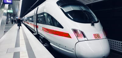 Photo by Daniel Abadia on Unsplash (2018) of German train