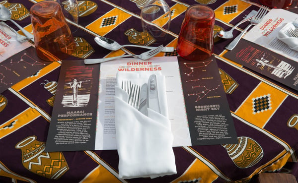 6 - Place setting bush dinner