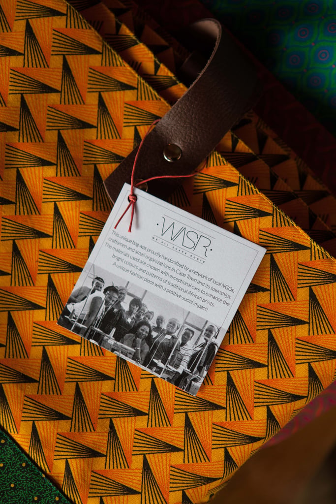 Locally crafted beach tote