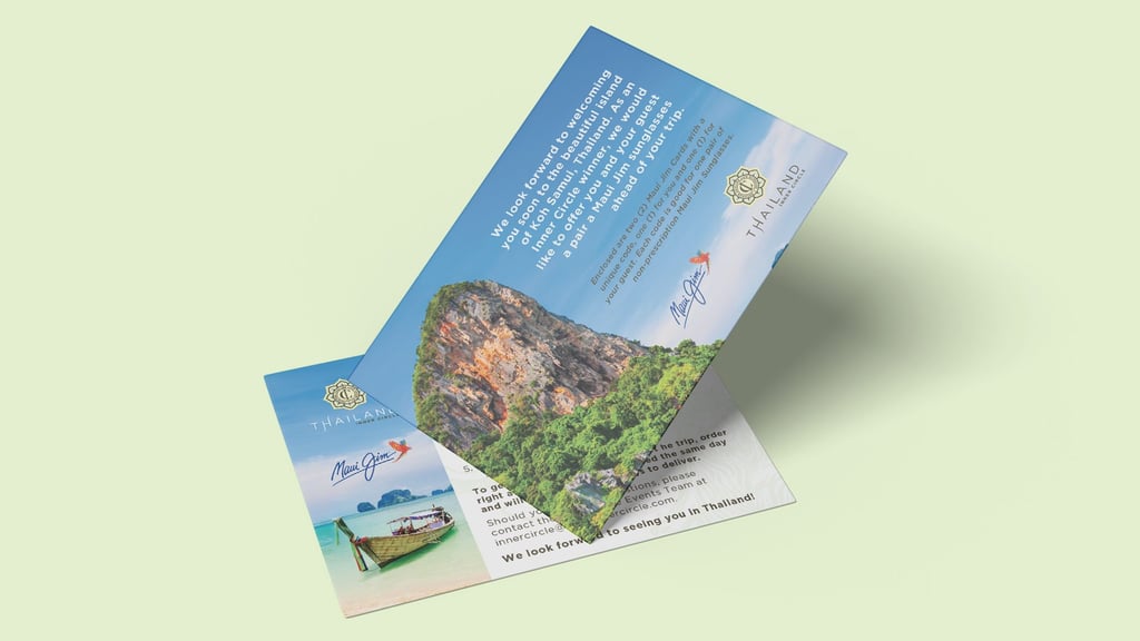 Maui Jim Gift Card Pre-Mailer