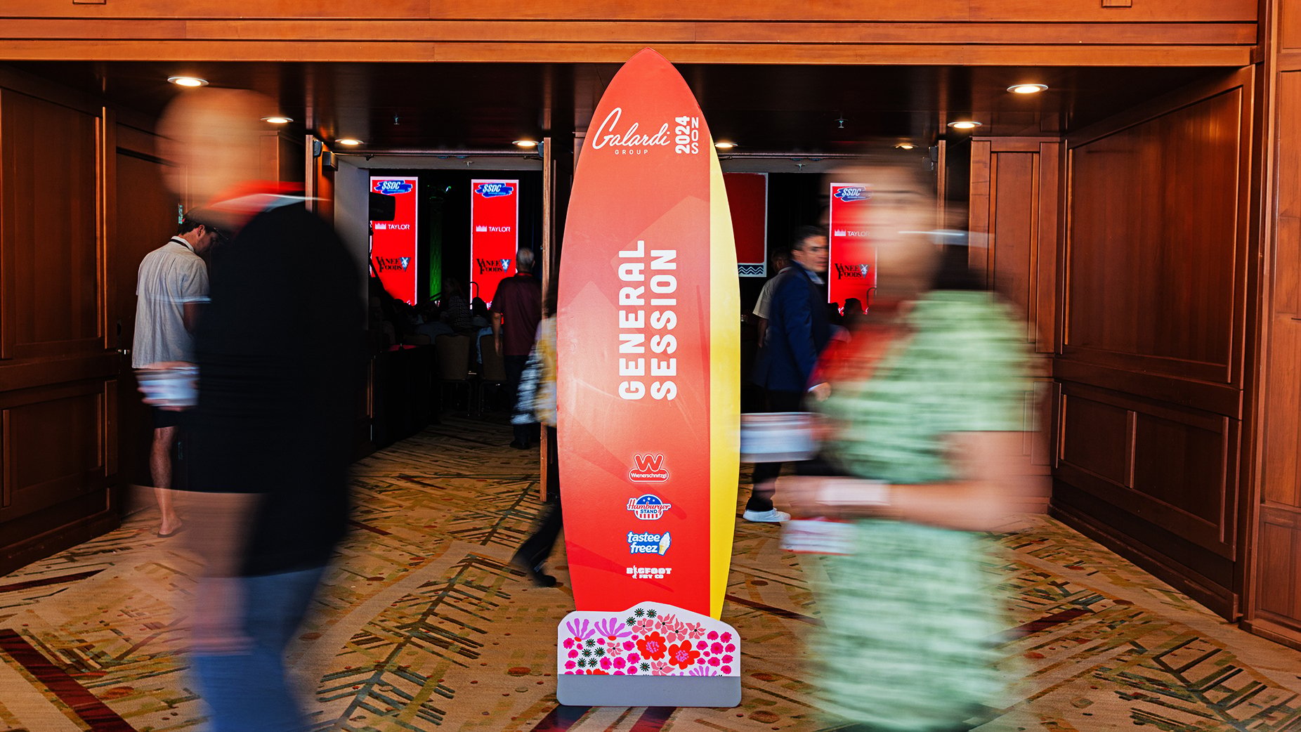 Corporate event environment and production design
