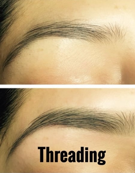 Image of  Brows, Rounded, Brow Shaping, Threading, Brow Technique
