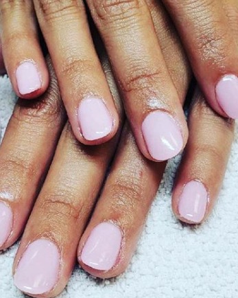 Image of  Nails, Nail Color, Pink, Dip Powder, Nail Finish