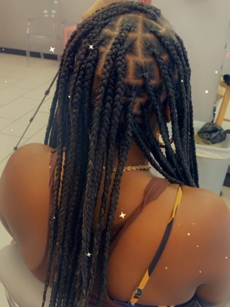Image of  Women's Hair, Long Hair (Mid Back Length), Hair Length (Women's Hair), Braids (African American), Style, Extensions