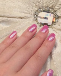 Image of  Nails, Nail Color, Pink, Acrylic, Nail Finish, Basic Nail Polish, Medium, Nail Length, Square, Nail Shape