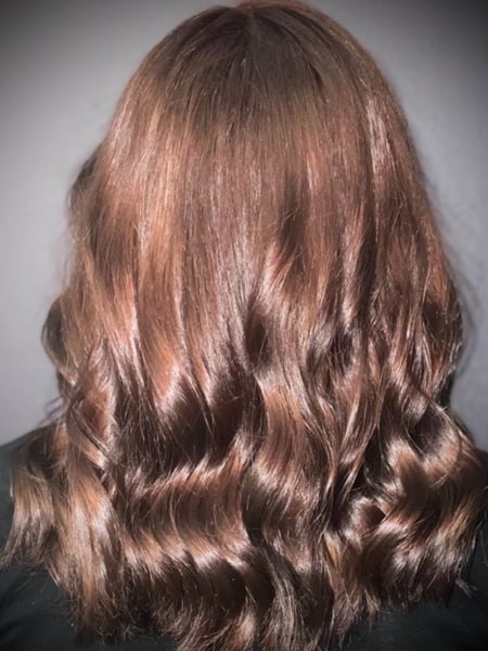 Image of  Women's Hair, Color, Brunette, Long Hair (Upper Back Length), Hair Length (Women's Hair)