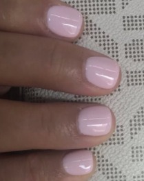Image of  Nails, Nail Color, Pink, Nail Finish, Acrylic, Nail Length, Short, Almond, Nail Shape