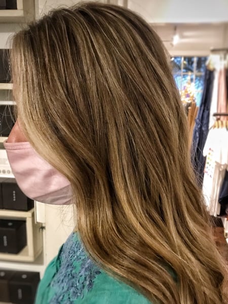 Image of  Women's Hair, Balayage, Color, Brunette, Highlights
