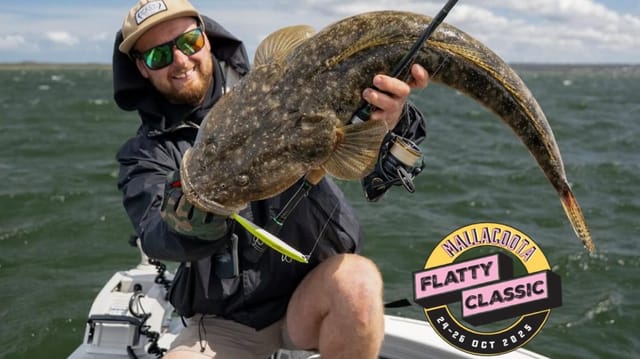 Angler with the biggest flathead of day one