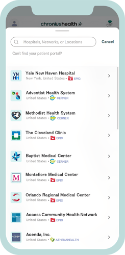 Direct Integration With Patient Portals