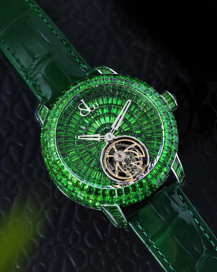 Ronaldo Caviar Tourbillon Tsavorites Jacob & Co