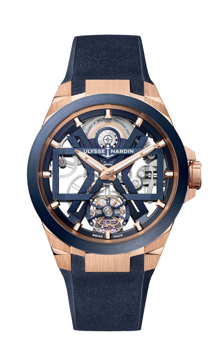 Blast Tourbillon Blue & Gold, soldat