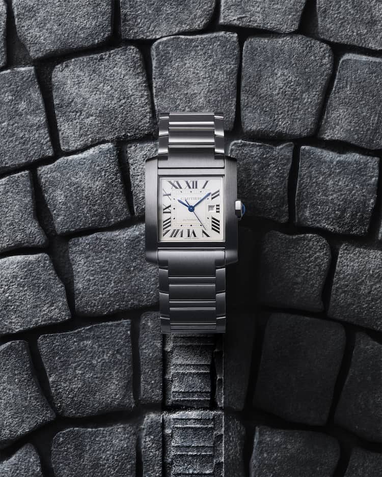 Cartier Tank Francais acciaio
