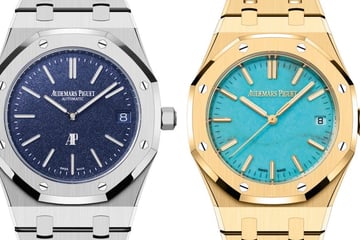 Royal Oak Audemars Piguet con quadrante in pietra turchese e blu