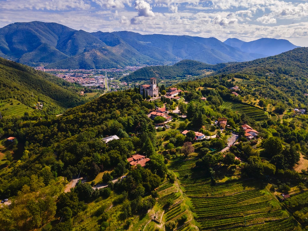 colline e vigneti Franciacorta centrale