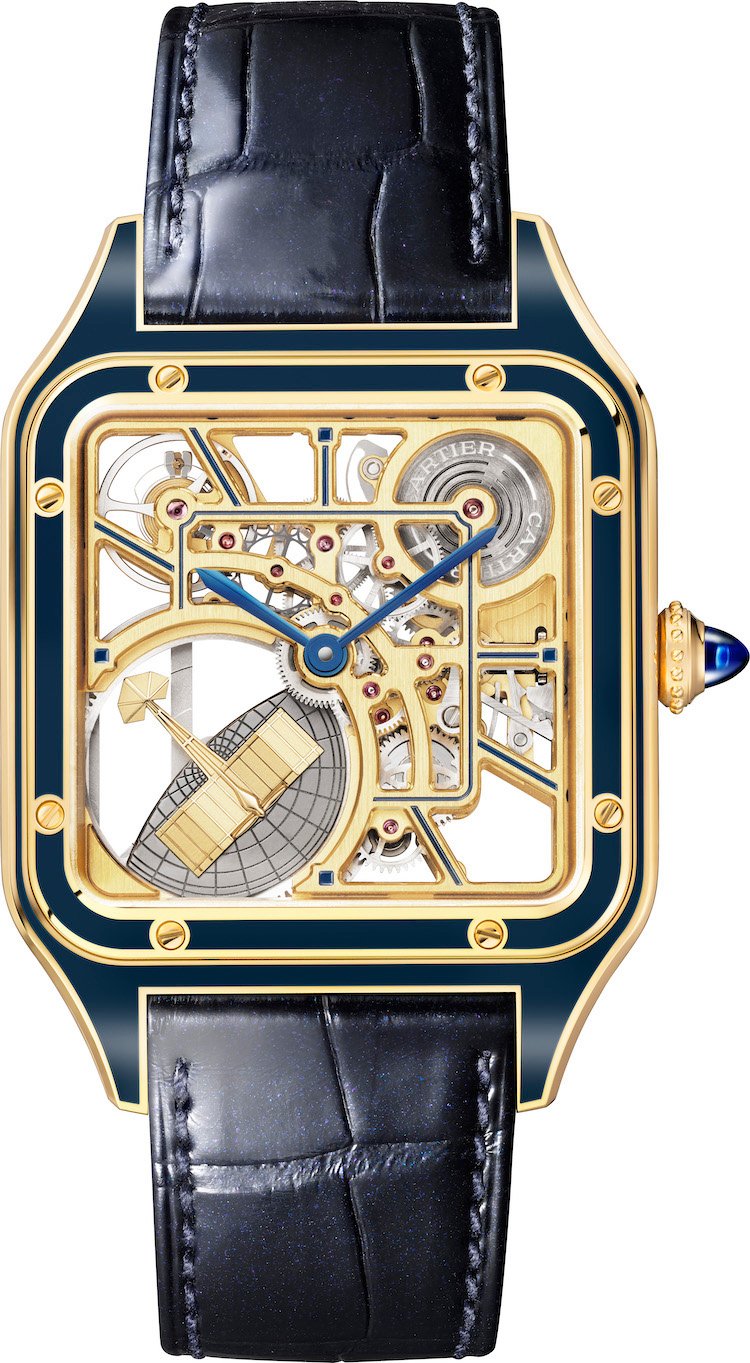 Cartier Santos Dumont scheletrato limited edition soldat