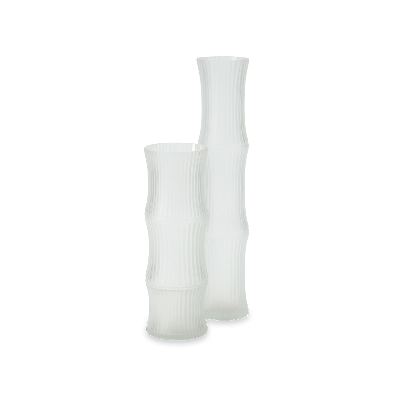Milky-white Bamboo Vase - Vincenzo Dascanio