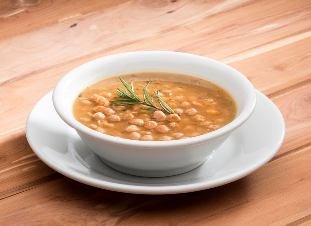 piatto minestra ceci e castagne