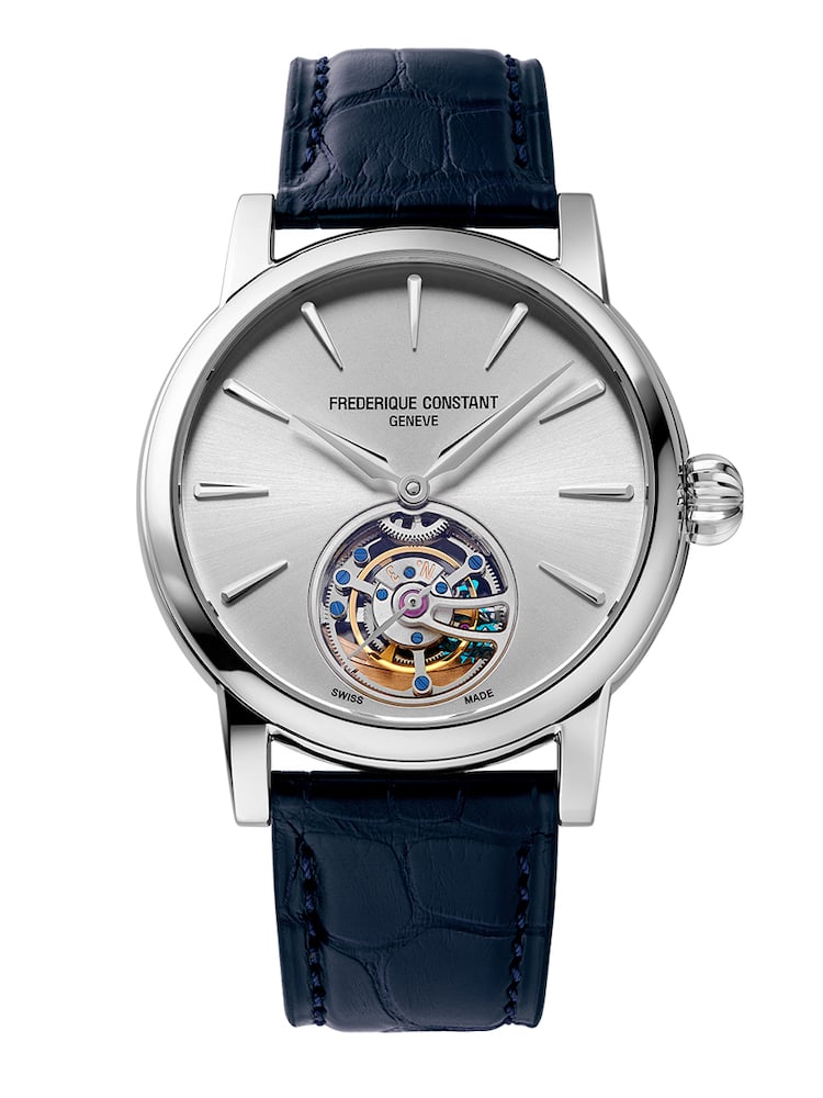 Frederique Constant Classic Tourbillon Manufacture quadrante argento