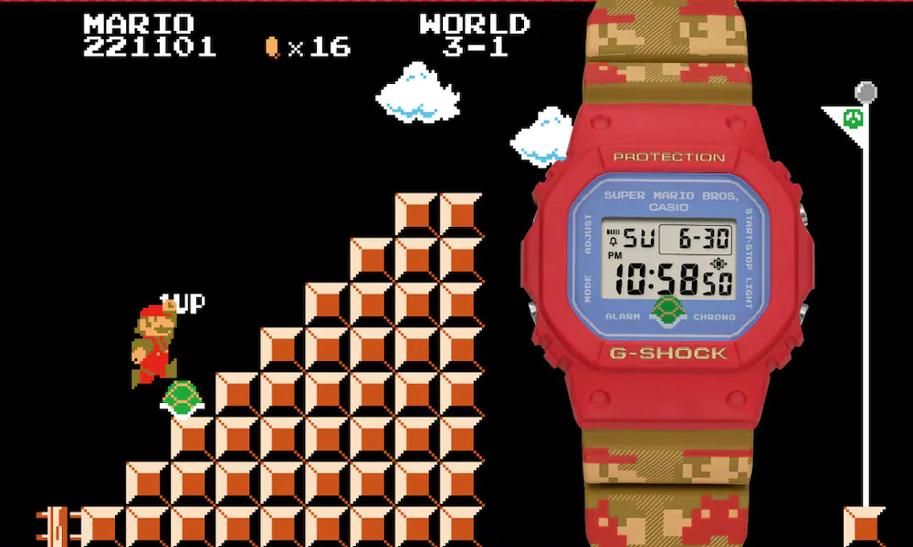 G-SHOCK e Super Mario