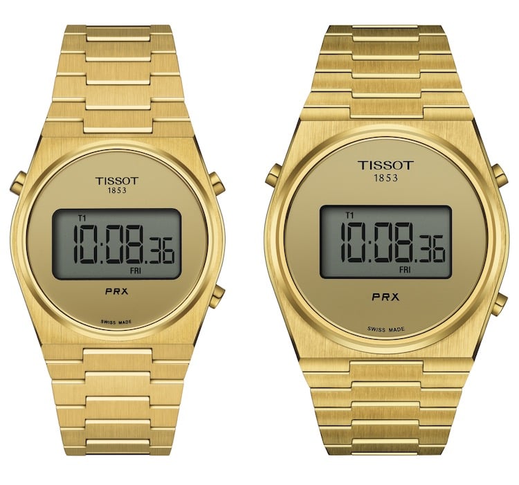 Tissot Prx Digital gold soldatino