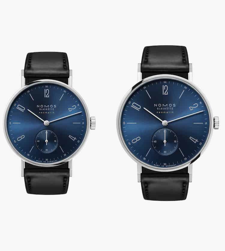 i due Tangente neomatik blu oro