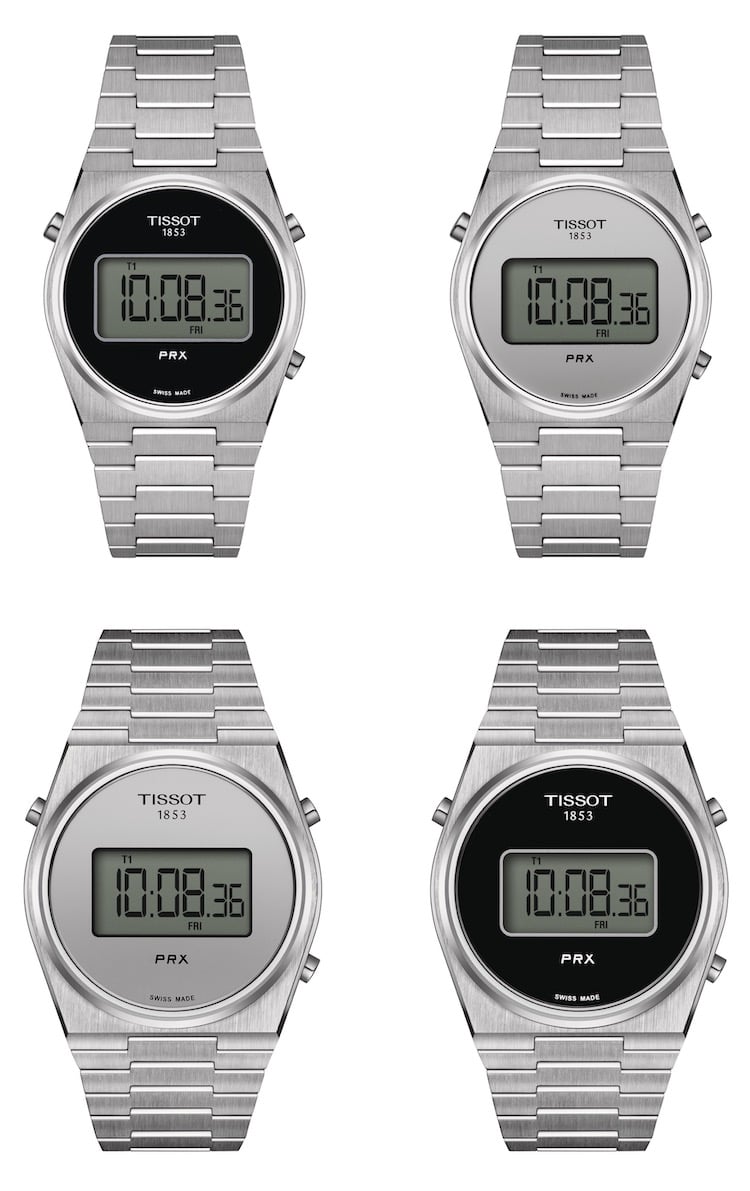 Tissot Prx Digital silver soldatino