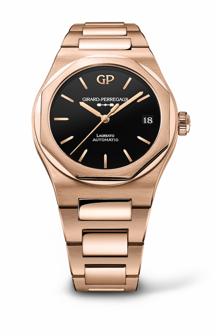 Laureato 42mm Pink Gold and Onyx 