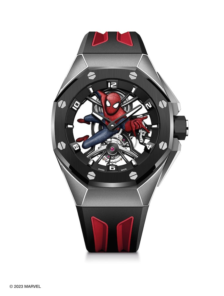 Royal Oak Concept Tourbillon "Spider-Man" soldatino rosso