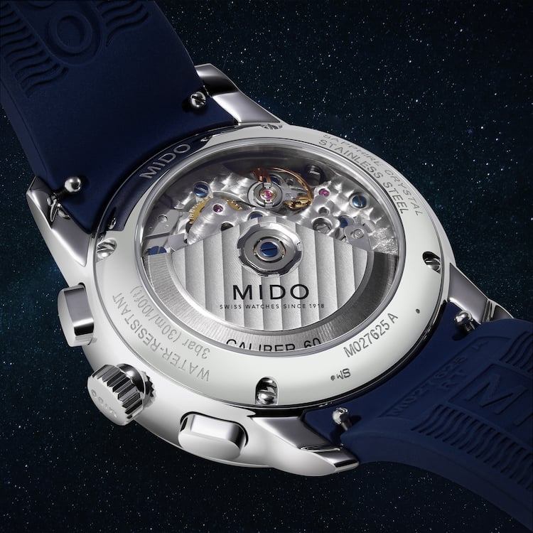 Mido Baroncelli Chronograph Moonphase fondello