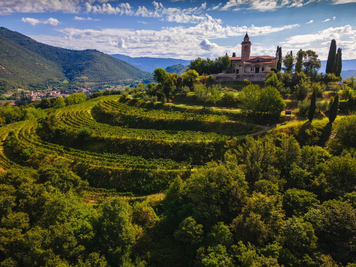 Vista panoramica Franciacorta