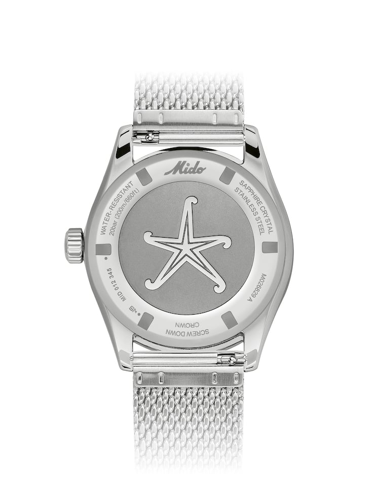 Mido Ocean Star Decompression Worldtimer back