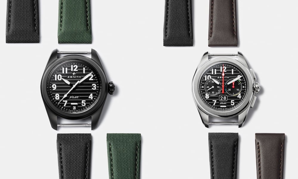 Zenith Pilot automatic e flyback cover